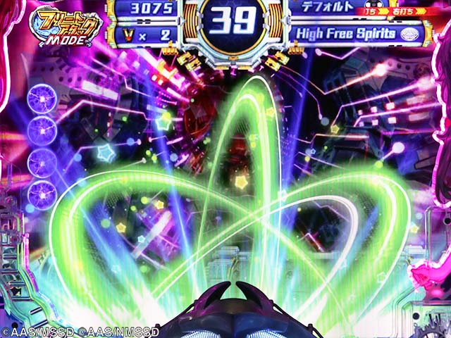 ぱちんこ・ハイスクールフリートオールスター（ハイフリ2）・［フリートアタックモード］主要演出