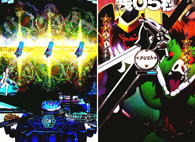 ぱちんこ・ソードアートオンライン（スマパチSAO）・リーチ前予告