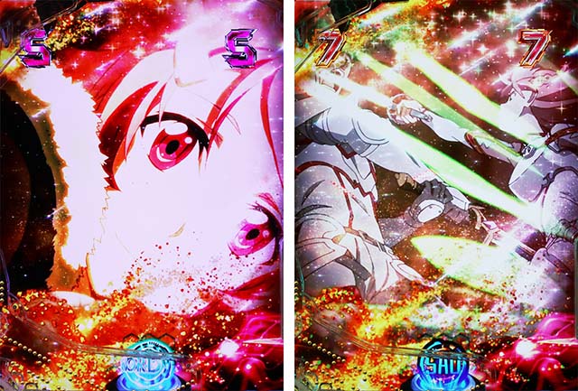 ぱちんこ・ソードアートオンライン（スマパチSAO）・ヒロイン（CLIMAX）リーチ