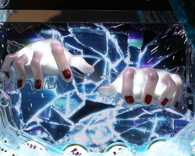 ぱちんこ・リング呪いの7日間3・［モード共通］リーチ前予告