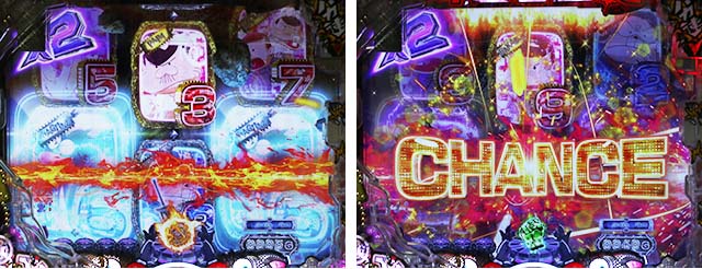 ぱちんこ・世紀末天才バカボン神SPEC凱旋・リーチ後予告