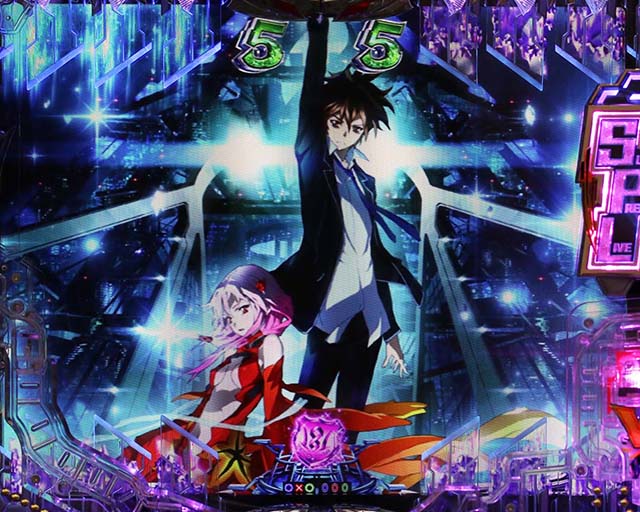 ぱちんこ・ギルティクラウン2・リーチ後予告