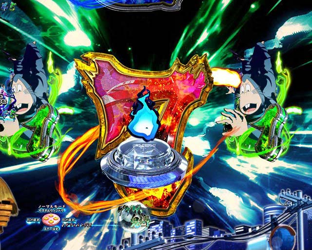 スマパチ・ゲゲゲの鬼太郎獅子奮迅・リーチ後予告