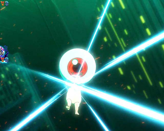 ぱちんこ・ゲゲゲの鬼太郎獅子奮迅・リーチ後予告