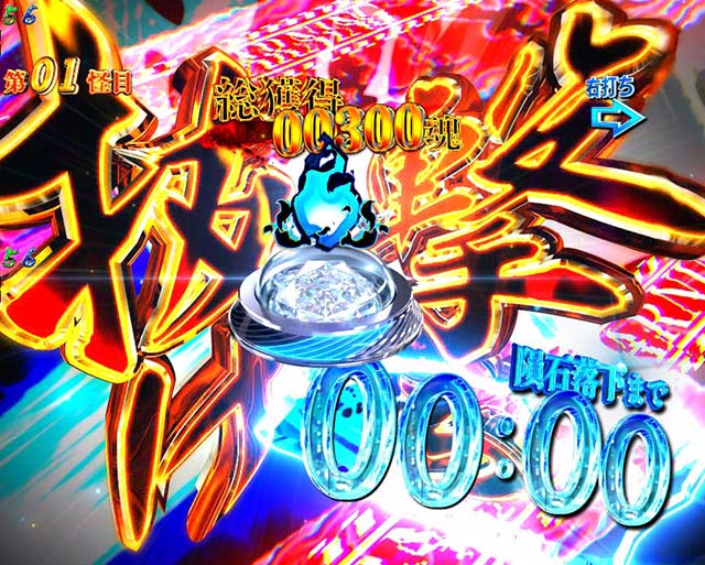 ぱちんこ・ゲゲゲの鬼太郎獅子奮迅・指鉄砲モード