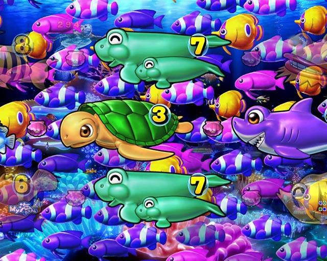 大海物語5・ラグーンモード中・主要演出