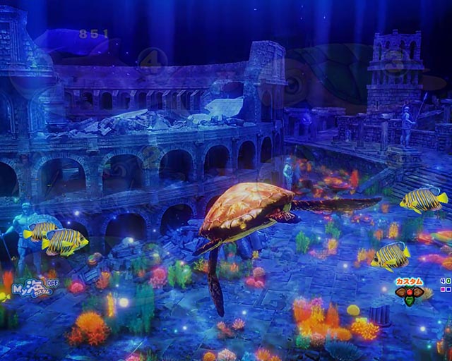 大海物語5・アトランティスモード中・主要演出