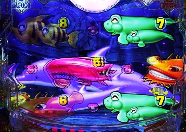 大海物語5・アトランティスモード中・主要演出