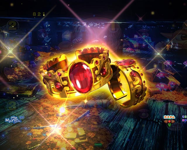 大海物語5・トレジャーモード中・主要演出