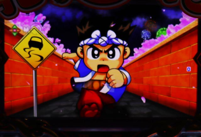 ぱちんこ・ドラム花火の源さん・初代モード専用予告