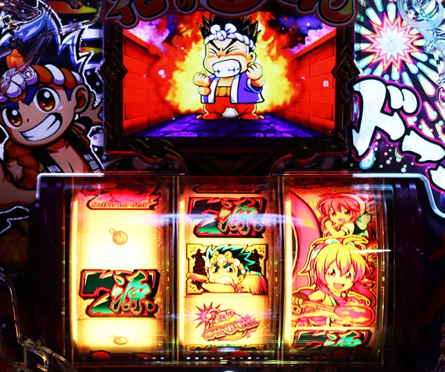 ぱちんこ・ドラム花火の源さん・初代モード専用リーチ