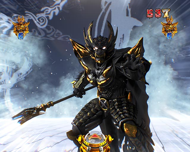 ぱちんこ牙狼月虹ノ旅人・牙狼SPリーチ・雷牙ガロVSキバ