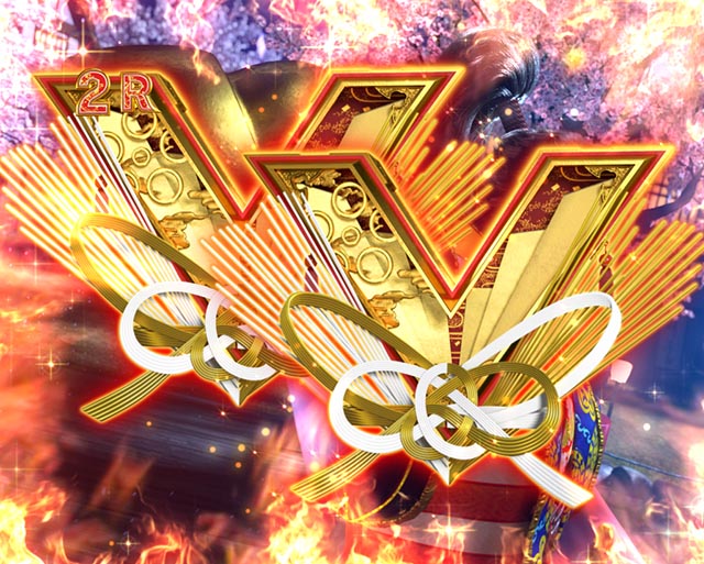 ぱちんこ・真花の慶次3・RUSHの大当り