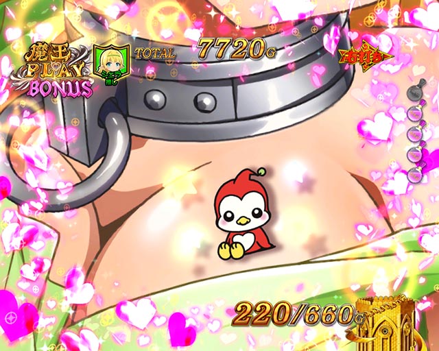 ぱちんこ・異世界魔王と召喚少女の奴隷魔術・［魔王PLAYモード］V-STOCK獲得濃厚共通演出