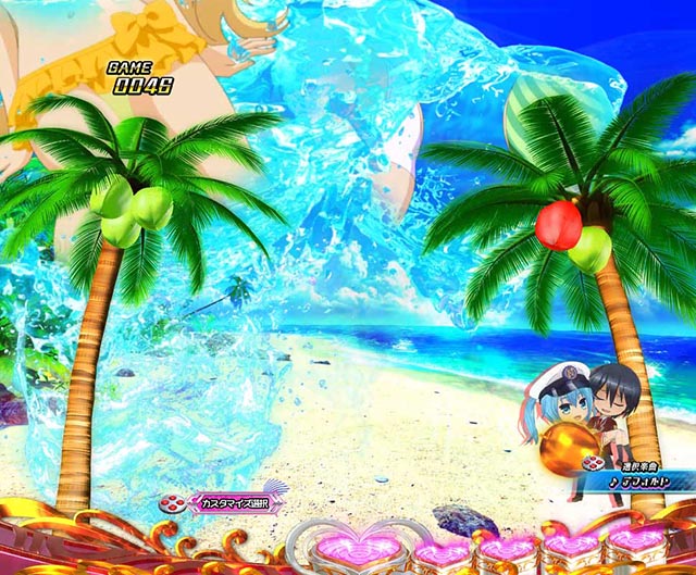 ぱちんこ・緋弾のアリア～緋緋神降臨～ラッキートリガーVer・水着ステージ専用予告