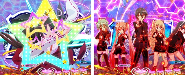 ぱちんこ・緋弾のアリア～緋緋神降臨～ラッキートリガーVer・リーチ後予告（その他）