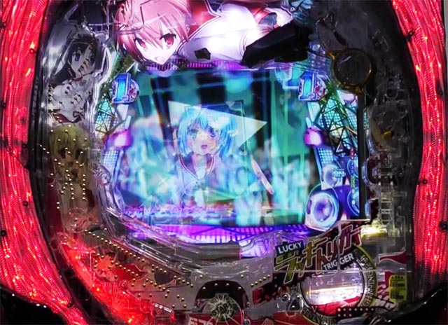 ぱちんこ・緋弾のアリア～緋緋神降臨～ラッキートリガーVer・裏ボタン