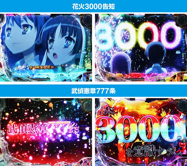 ぱちんこ・緋弾のアリア～緋緋神降臨～ラッキートリガーVer・右打ち中・大当りの種類