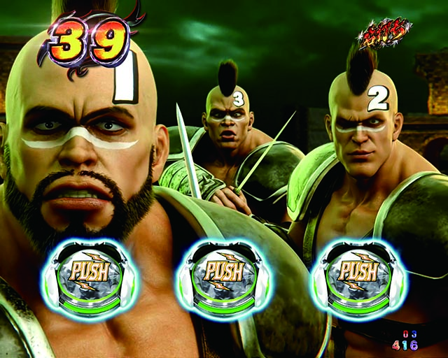 ぱちんこ・北斗の拳9強敵LT（ラッキートリガー）・［強敵RUSH］当該変動予告