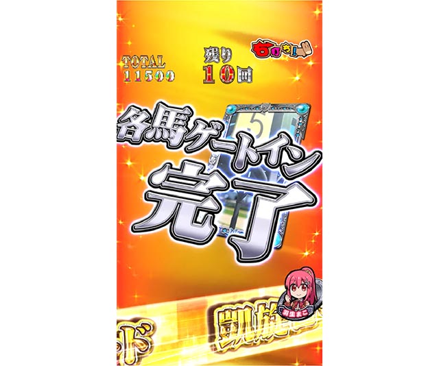 ぱちんこGI優駿倶楽部2・凱旋ロード中・主要演出