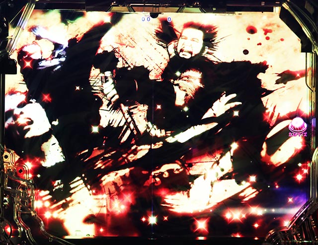 ぱちんこ・真座頭市物語・リーチ前予告