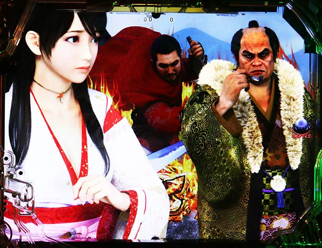 ぱちんこ・真座頭市物語・救出リーチ