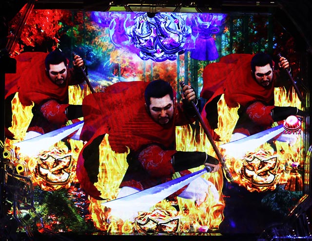 ぱちんこ・真座頭市物語・テンパイ図柄の特徴