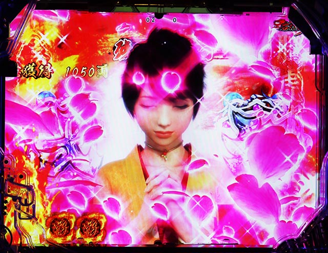 ぱちんこ・真座頭市物語・［竜騰虎闘モード］主要演出