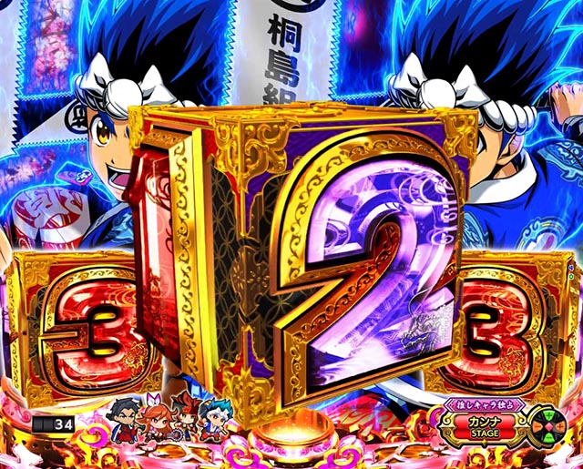 ぱちんこ・大工の源さん超韋駄天2極源LighT(源さんラッキートリガー)・図柄の特徴