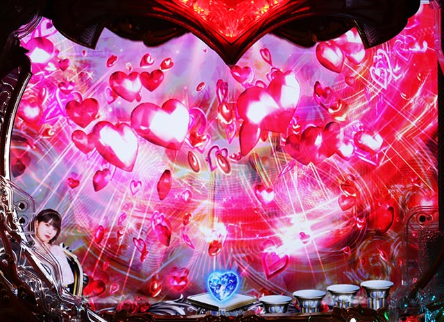 ぱちんこ・ラブ嬢極嬢のハーレム体験・リーチ前予告