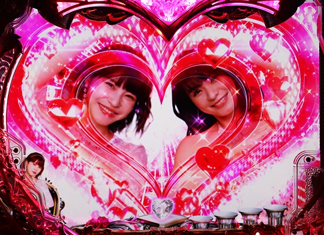 ぱちんこ・ラブ嬢極嬢のハーレム体験・リーチ前予告