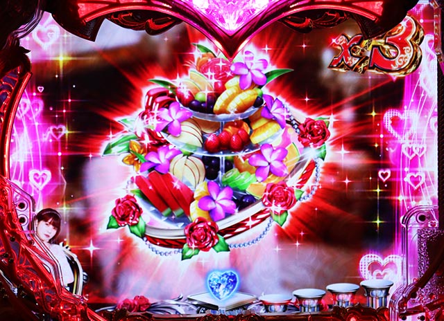 ぱちんこ・ラブ嬢極嬢のハーレム体験・リーチ前予告