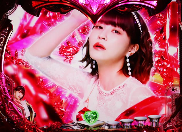 ぱちんこ・ラブ嬢極嬢のハーレム体験・リーチ後予告