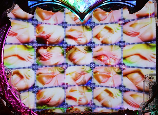 ぱちんこ・ラブ嬢極嬢のハーレム体験・右打ち中・大当りの種類