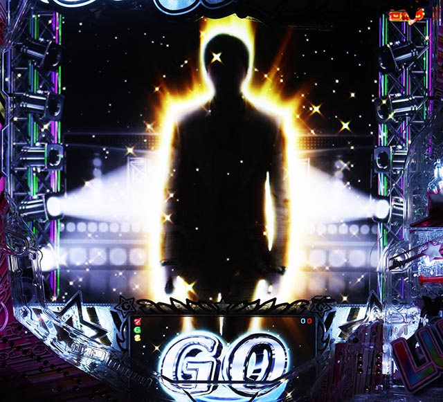 ぱちんこ・GO!GO!郷革命の5・RUSH中・転落演出