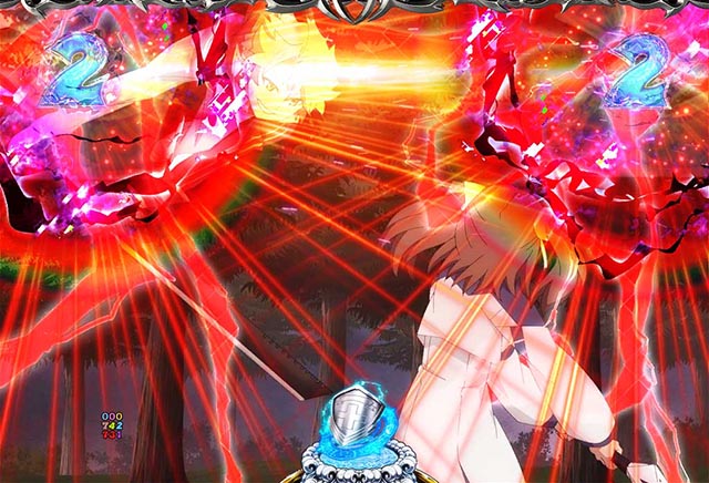 ぱちんこ・魔王学院の不適合者・リーチ中のポイント