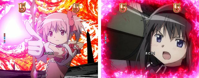 ぱちんこ・魔法少女まどかマギカ3（まどマギ3）・魔女バトルSPSPリーチ