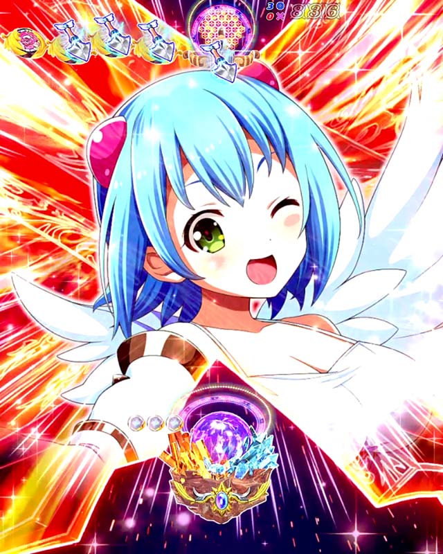 ぱちんこ・クイーンズブレイド4UNLIMITED・変動開始時予告