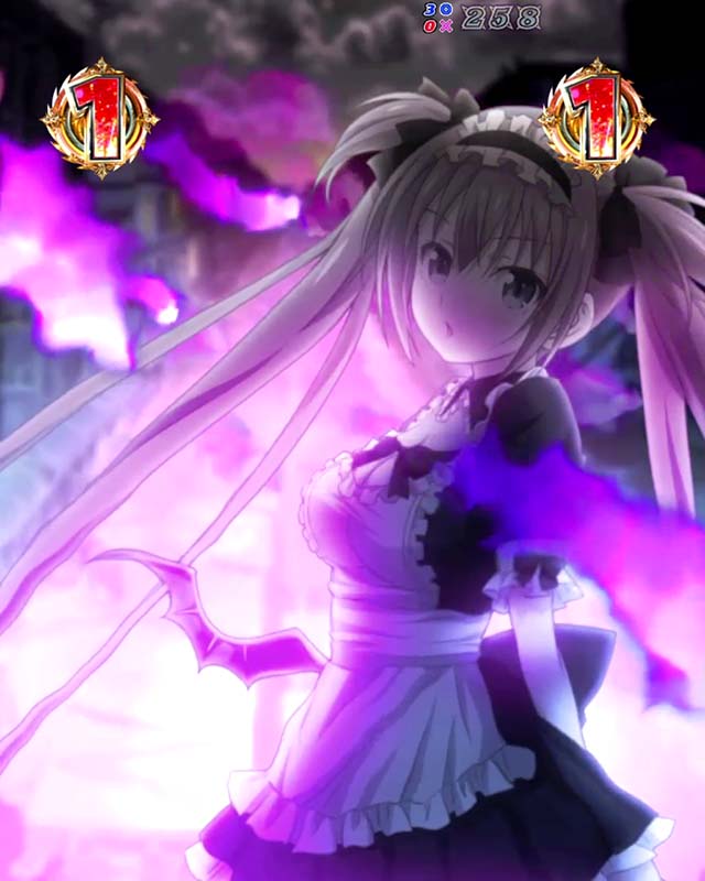 ぱちんこ・クイーンズブレイド4UNLIMITED・キャラリーチ