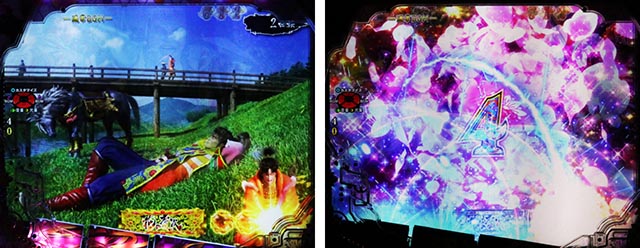 ぱちんこ・花の慶次傾奇一転・保留変化予告