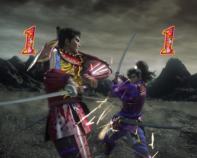 ぱちんこ・花の慶次傾奇一転・真シリーズ総集編リーチ