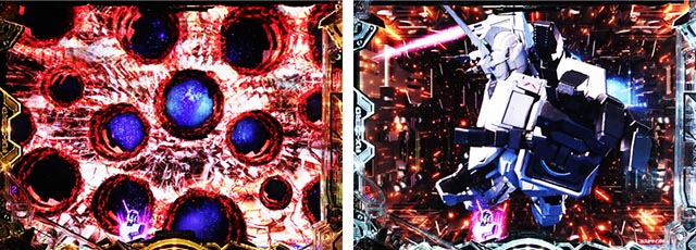 ぱちんこ・機動戦士ガンダムユニコーン再来-白き一角獣と黒き獅子-（ユニコーン2）・リーチ前予告（その他）