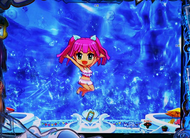 ぱちんこ・スーパー海物語IN地中海2・ウリン登場演出