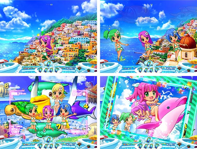 ぱちんこ・スーパー海物語IN地中海2・地中海モード中・主要演出