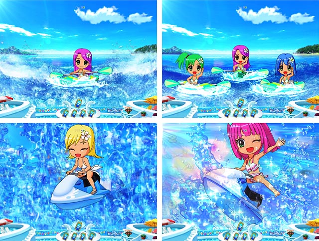 ぱちんこ・スーパー海物語IN地中海2・地中海モード中・主要演出