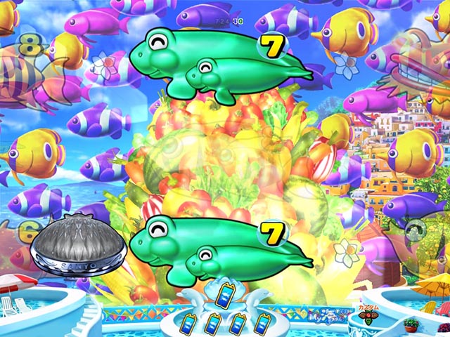 ぱちんこ・スーパー海物語IN地中海2・地中海モード中・主要演出