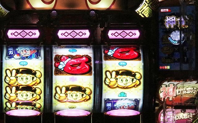 ぱちんこ・ドラムだ!金ドン花火外伝・右打ち中・昇格演出