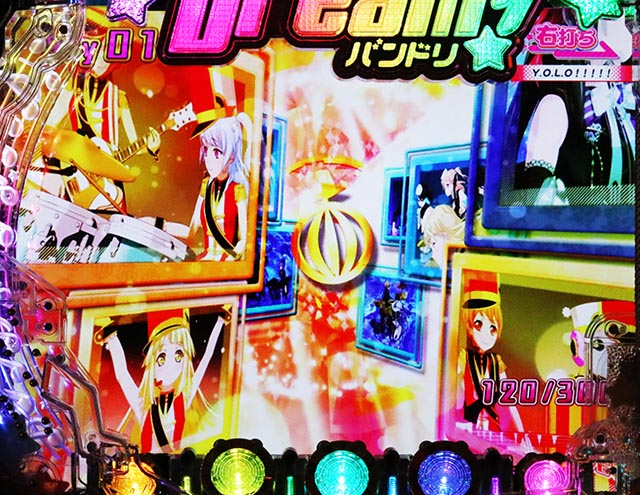 ぱちんこ・バンドリ!・通常時・大当りの種類