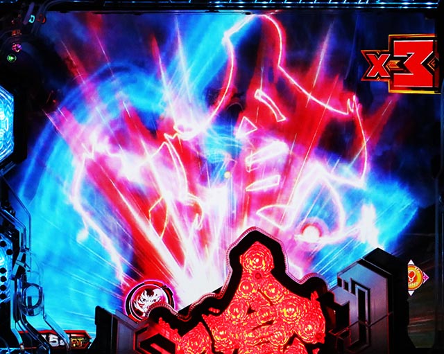 ぱちんこ・eゴッドイーターTRIPLEBURST・リーチ前予告