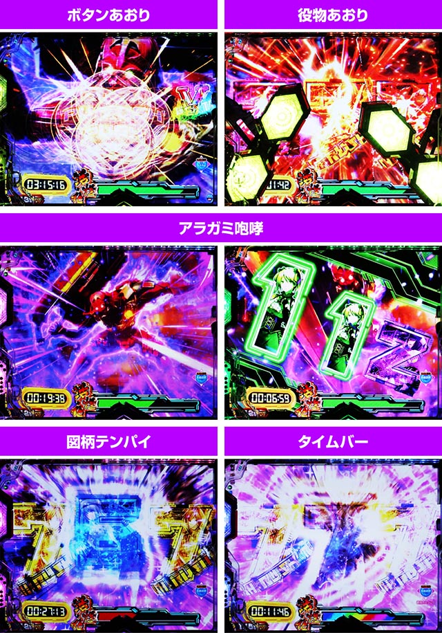 ぱちんこ・eゴッドイーターTRIPLEBURST・［PREMIUM神BURST］主要演出